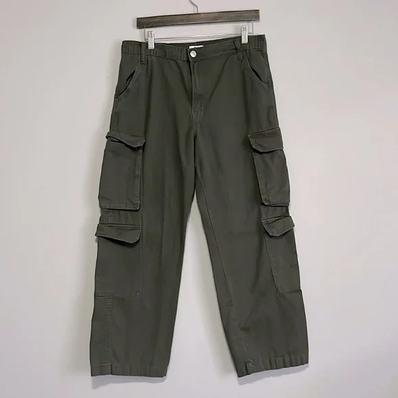 Ardene green cargo pants size Large - Picture 2 of 5